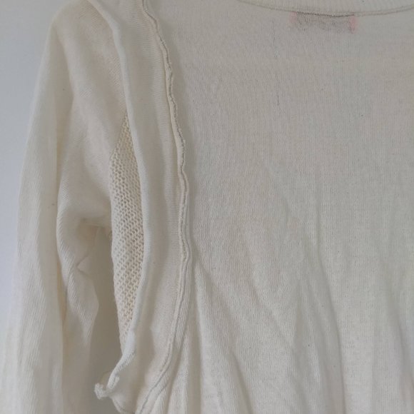 vintage 90s handkerchief hem tunic sweater Italy NWOT - Picture 3 of 14